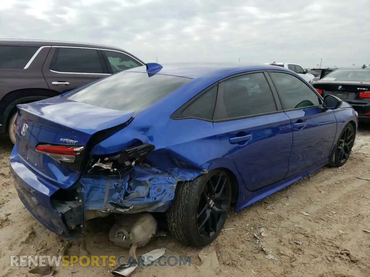 3 Photograph of a damaged car 2HGFE2F5XNH558100 HONDA CIVIC 2022
