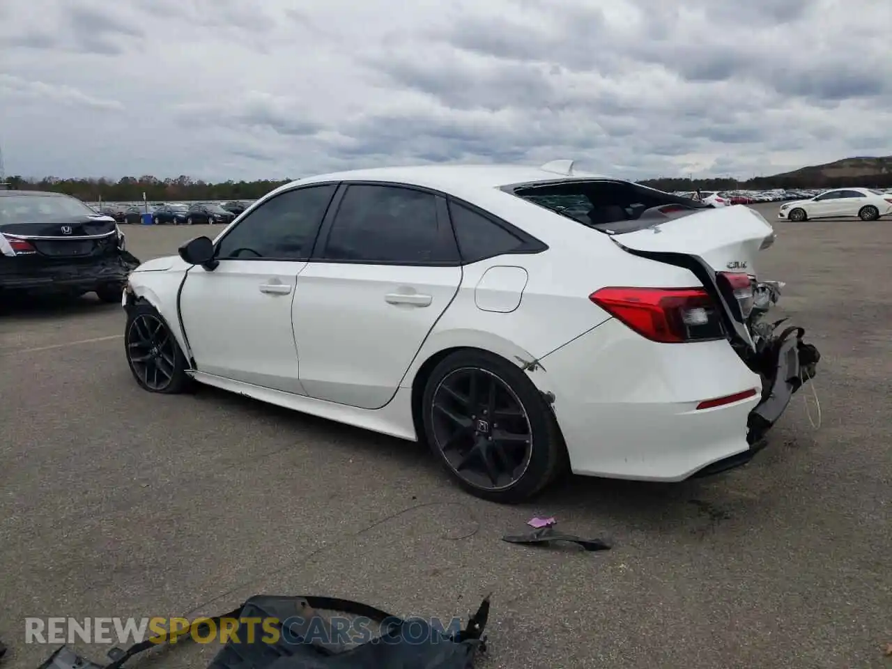 2 fotografías del automóvil dañado 2HGFE2F5XNH578170 HONDA CIVIC 2022
