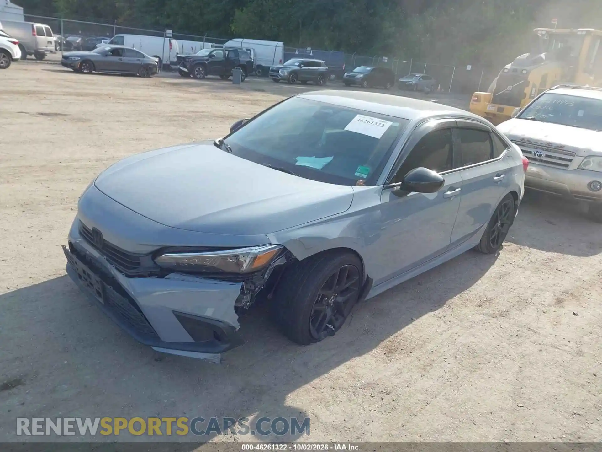 2 Photograph of a damaged car 2HGFE2F5XNH596135 HONDA CIVIC 2022