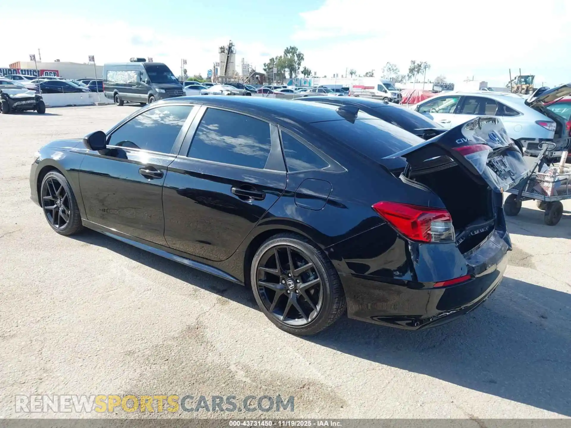 3 Photograph of a damaged car 2HGFE2F5XNH596877 HONDA CIVIC 2022