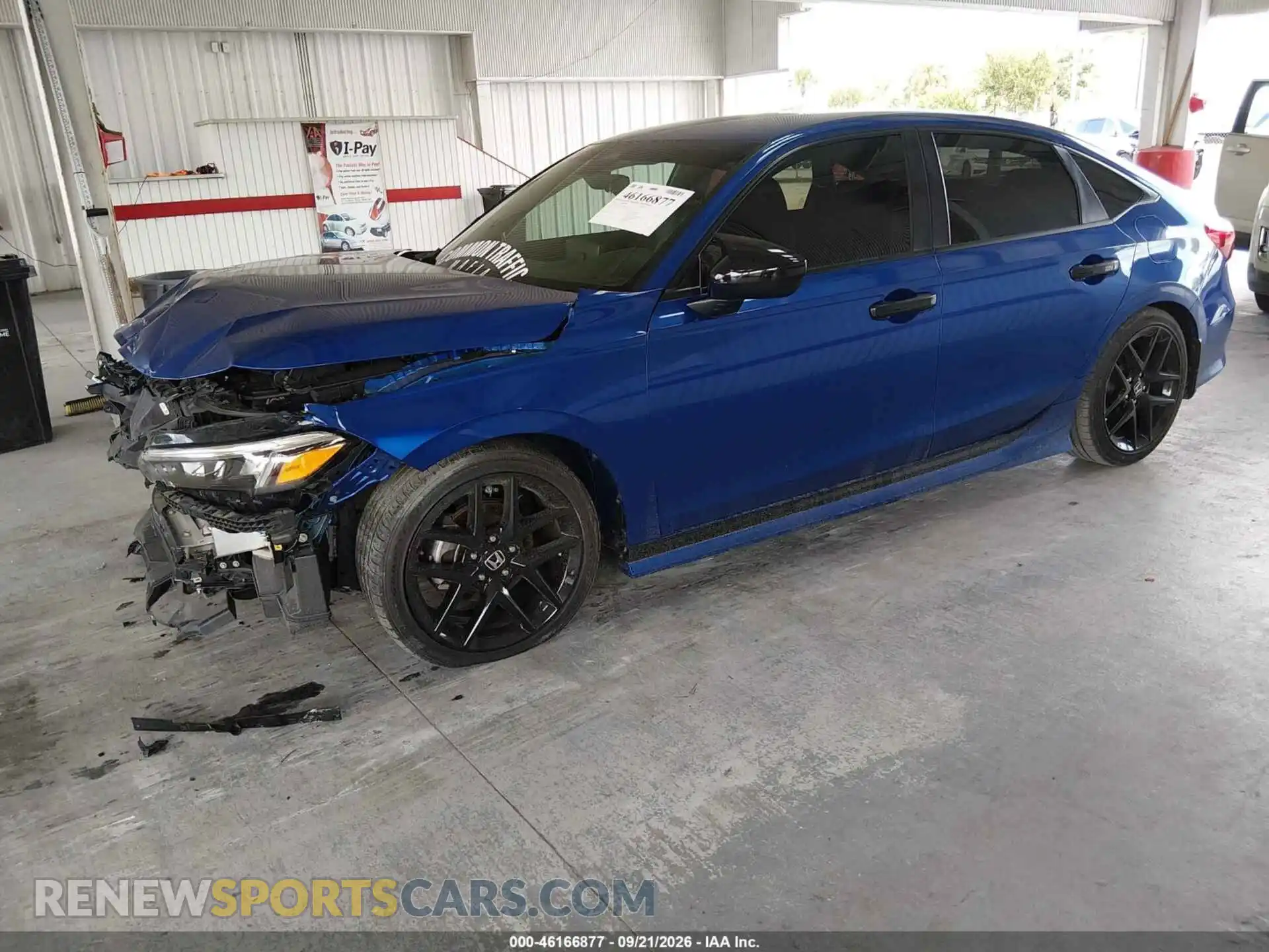 2 Photograph of a damaged car 2HGFE2F5XNH599682 HONDA CIVIC 2022