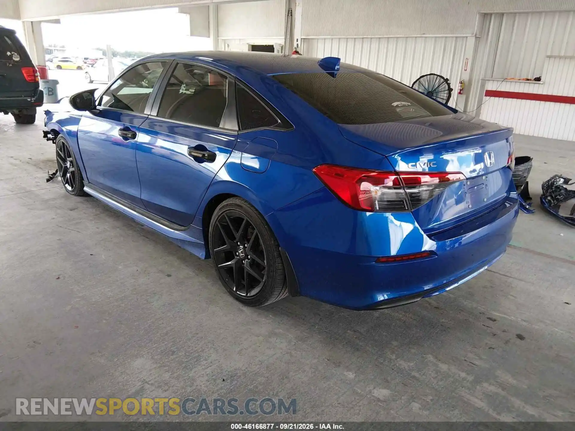 3 Photograph of a damaged car 2HGFE2F5XNH599682 HONDA CIVIC 2022