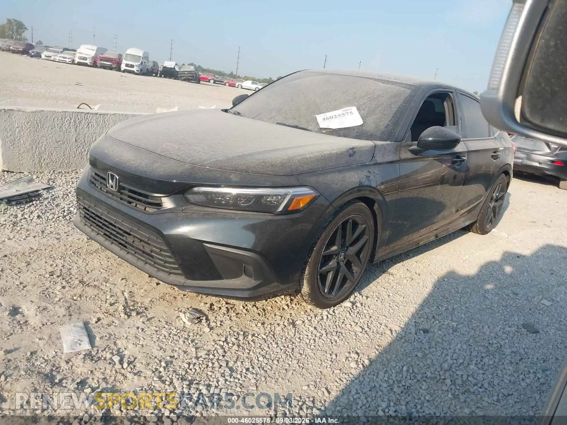 2 Photograph of a damaged car 2HGFE2F5XNH599813 HONDA CIVIC 2022