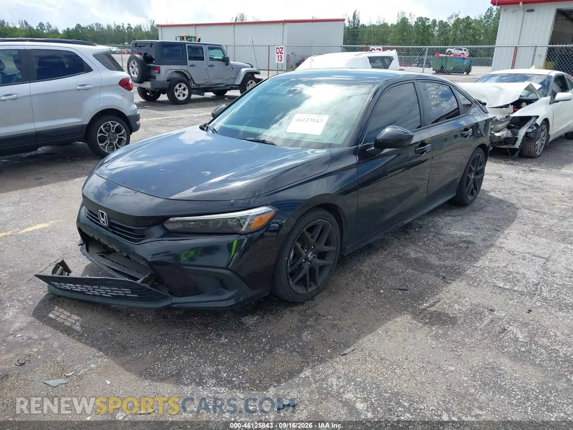 2 Photograph of a damaged car 2HGFE2F5XNH600331 HONDA CIVIC 2022