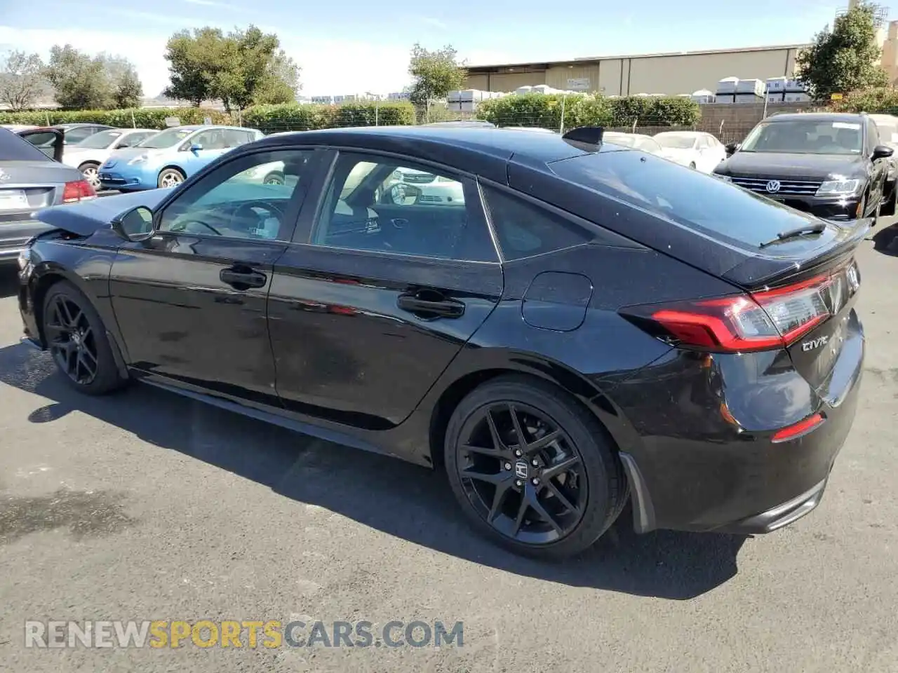 2 fotografías del automóvil dañado 19XFL2G80PE020288 HONDA CIVIC 2023