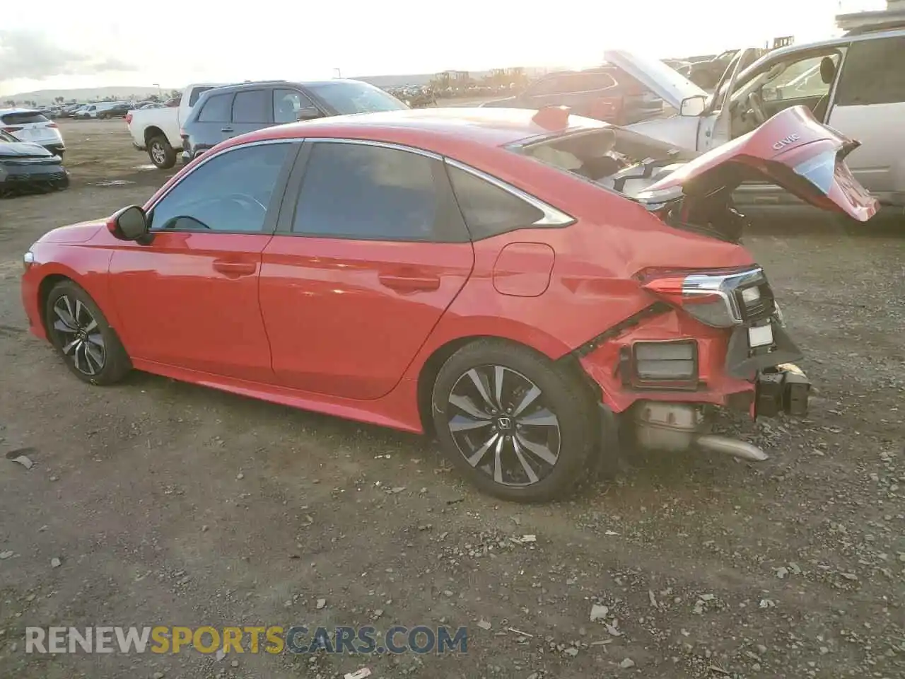 2 Photograph of a damaged car 2HGFE1F71PH302877 HONDA CIVIC 2023