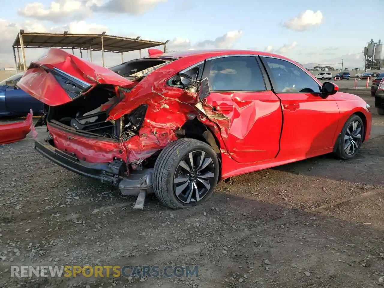 3 Photograph of a damaged car 2HGFE1F71PH302877 HONDA CIVIC 2023