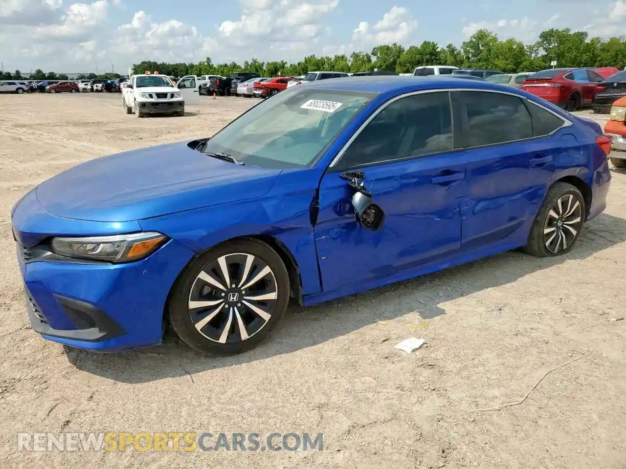 1 Photograph of a damaged car 2HGFE1F71PH322157 HONDA CIVIC 2023