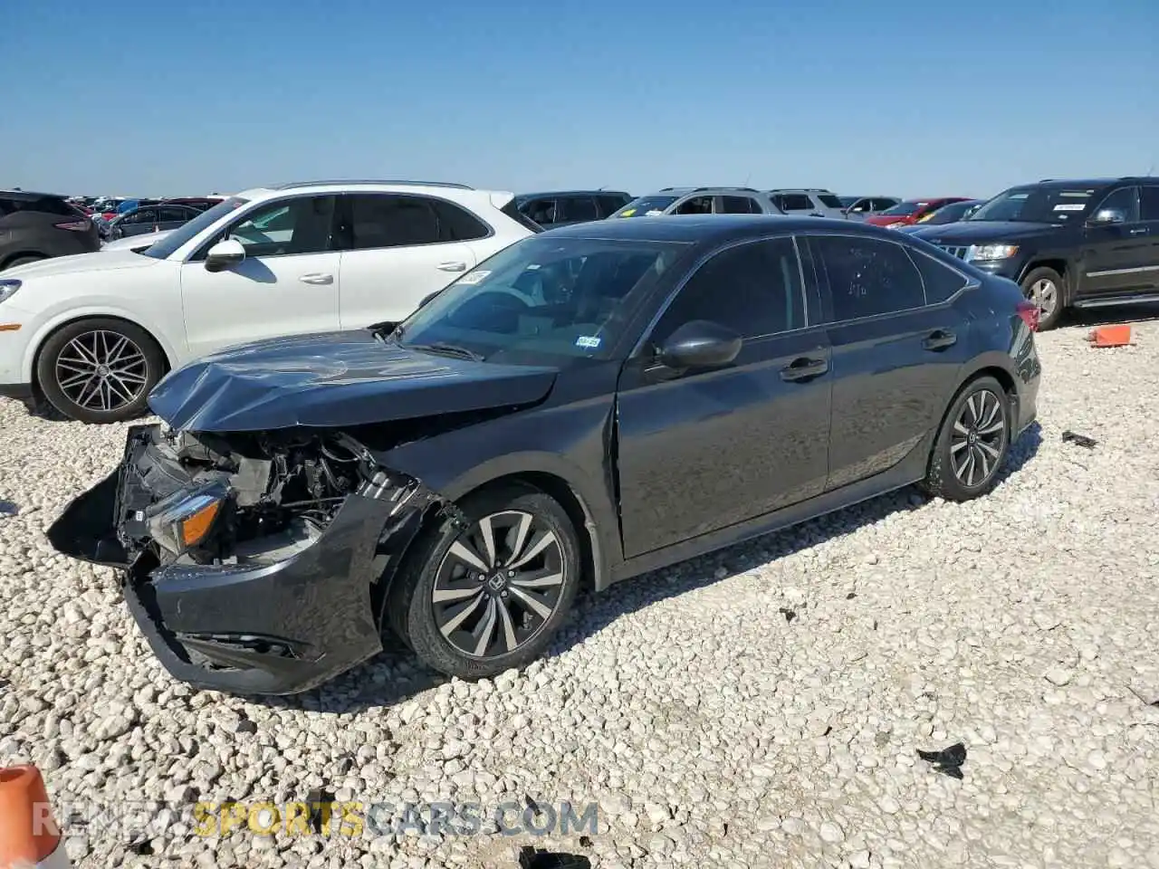1 Photograph of a damaged car 2HGFE1F72PH312219 HONDA CIVIC 2023