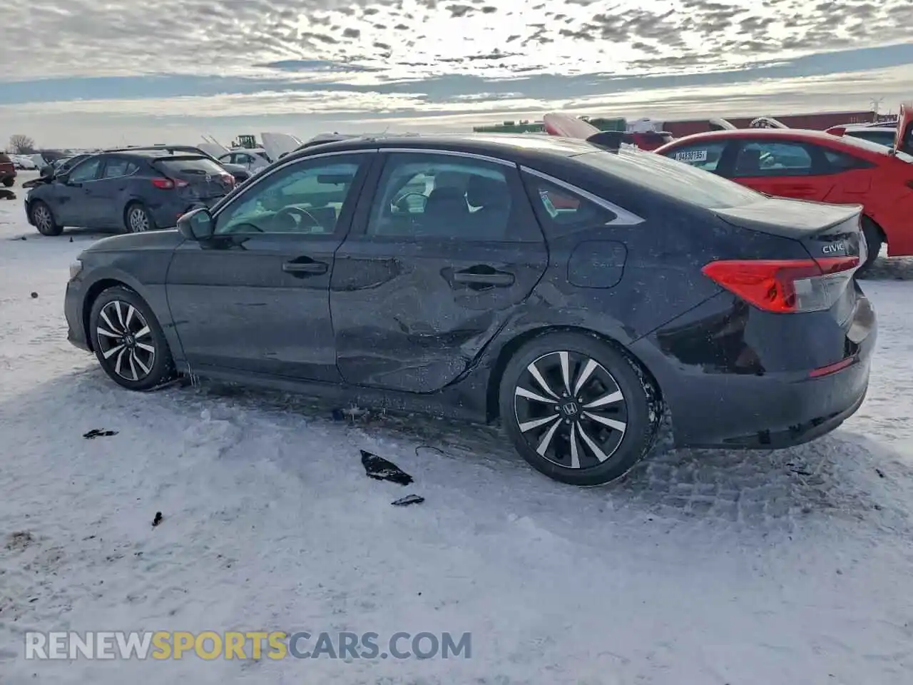 2 Photograph of a damaged car 2HGFE1F72PH312656 HONDA CIVIC 2023