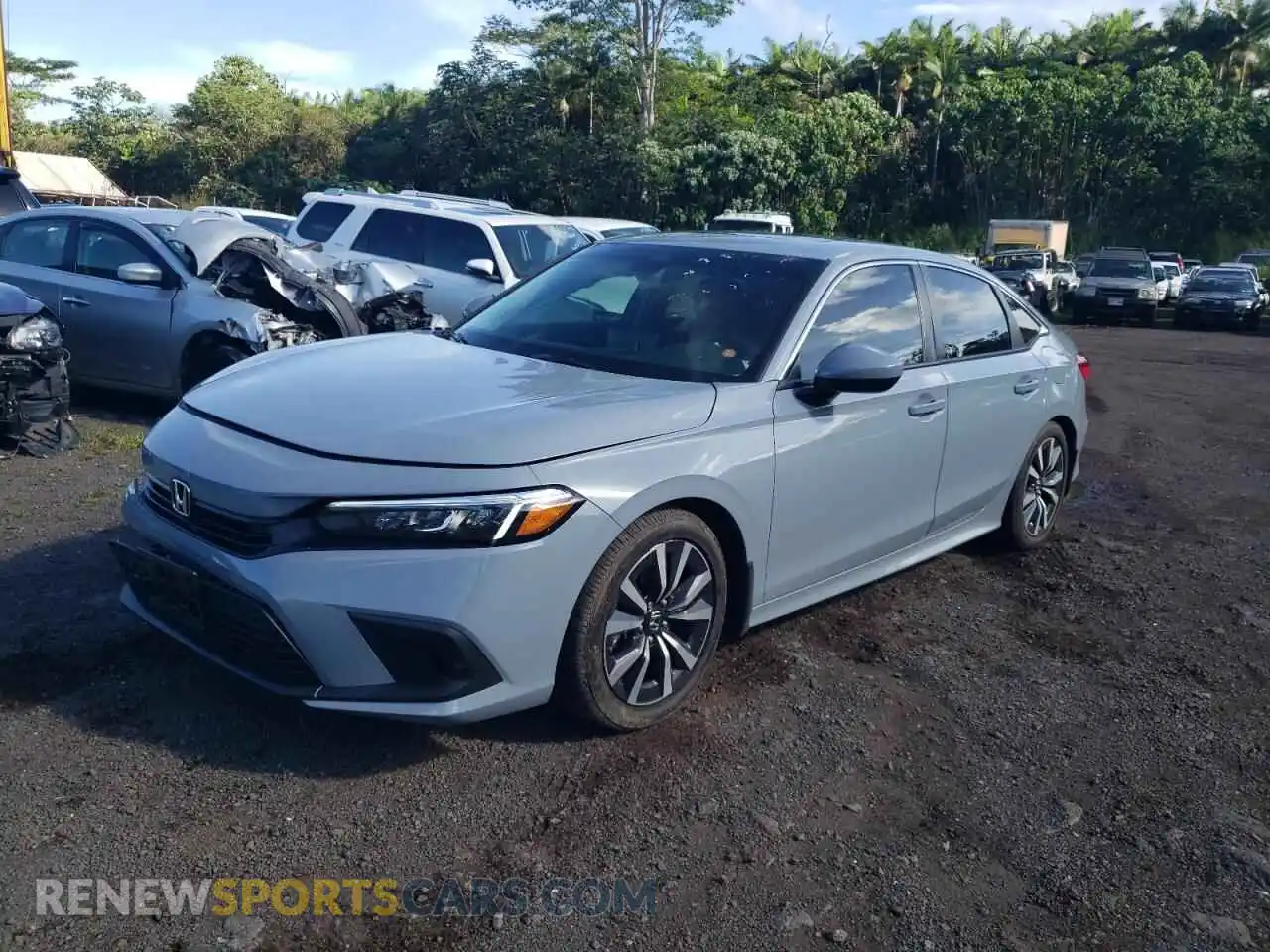 1 Photograph of a damaged car 2HGFE1F72PH319641 HONDA CIVIC 2023