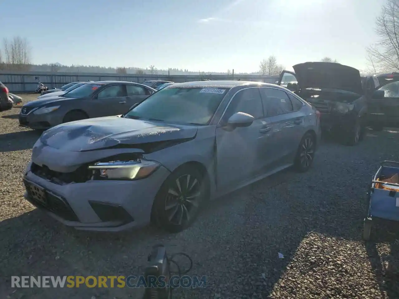 1 Photograph of a damaged car 2HGFE1F73PH315856 HONDA CIVIC 2023