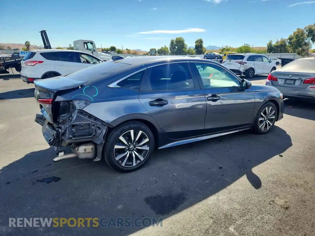3 Photograph of a damaged car 2HGFE1F74PH318748 HONDA CIVIC 2023