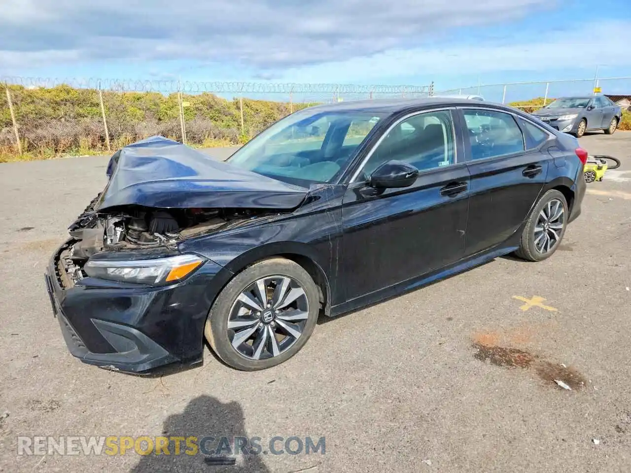 1 Photograph of a damaged car 2HGFE1F74PH318958 HONDA CIVIC 2023