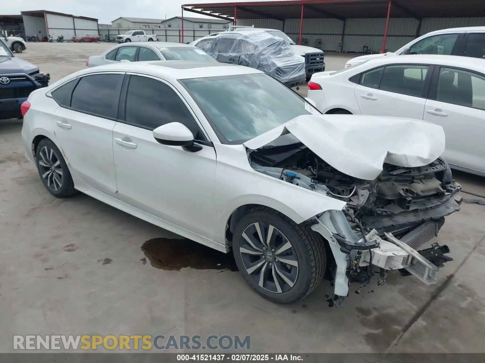 1 Photograph of a damaged car 2HGFE1F75PH302767 HONDA CIVIC 2023