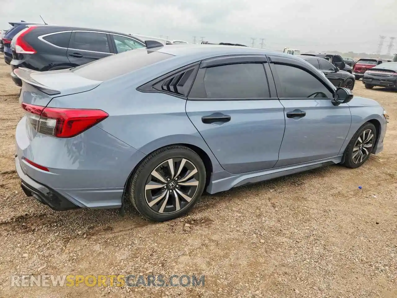 3 fotografías del automóvil dañado 2HGFE1F75PH317253 HONDA CIVIC 2023