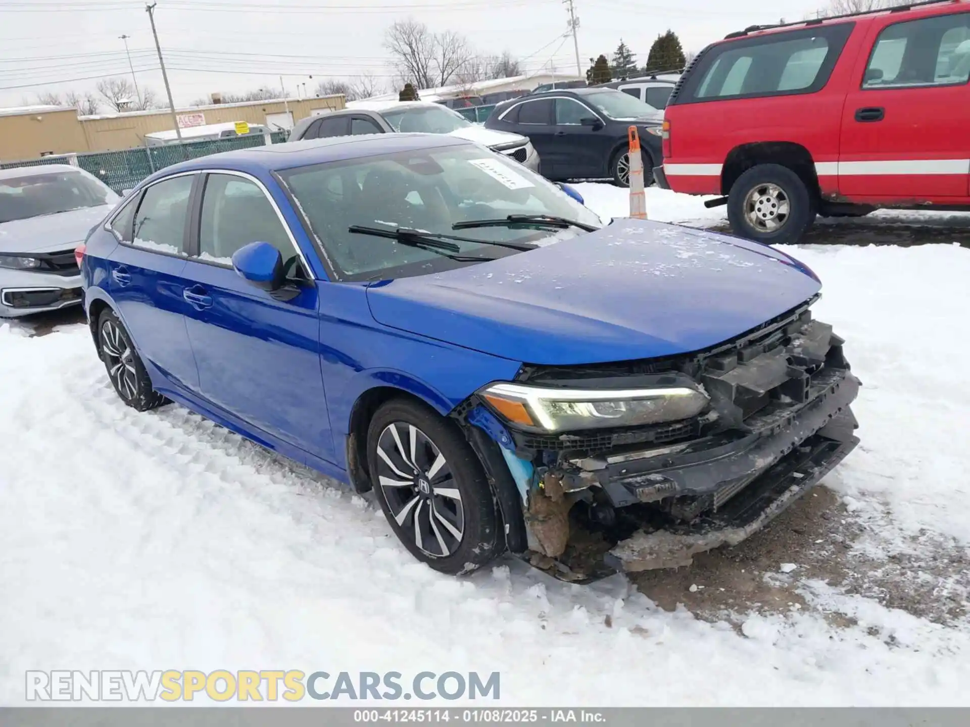 1 Photograph of a damaged car 2HGFE1F76PH311090 HONDA CIVIC 2023