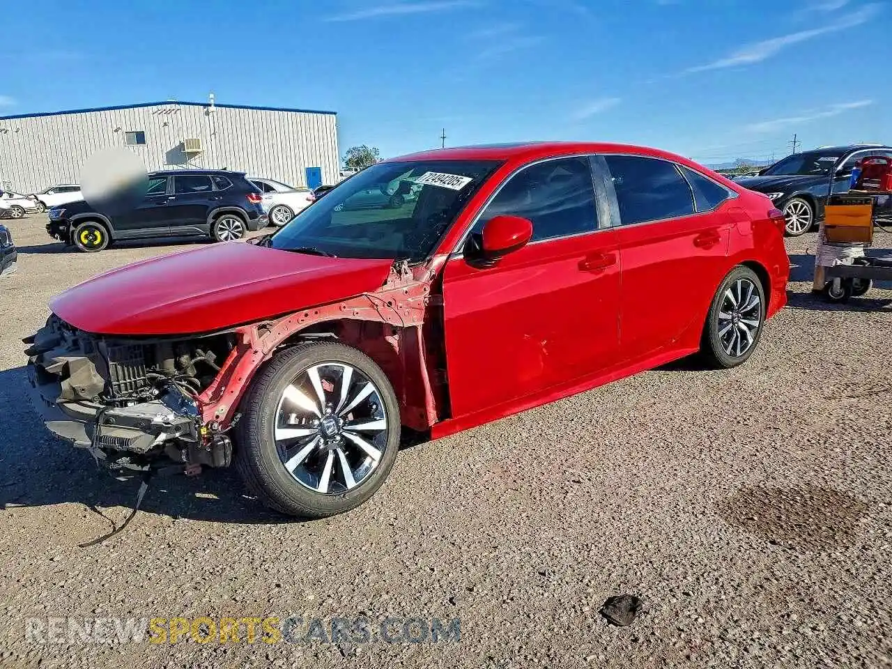 1 fotografías del automóvil dañado 2HGFE1F76PH314684 HONDA CIVIC 2023