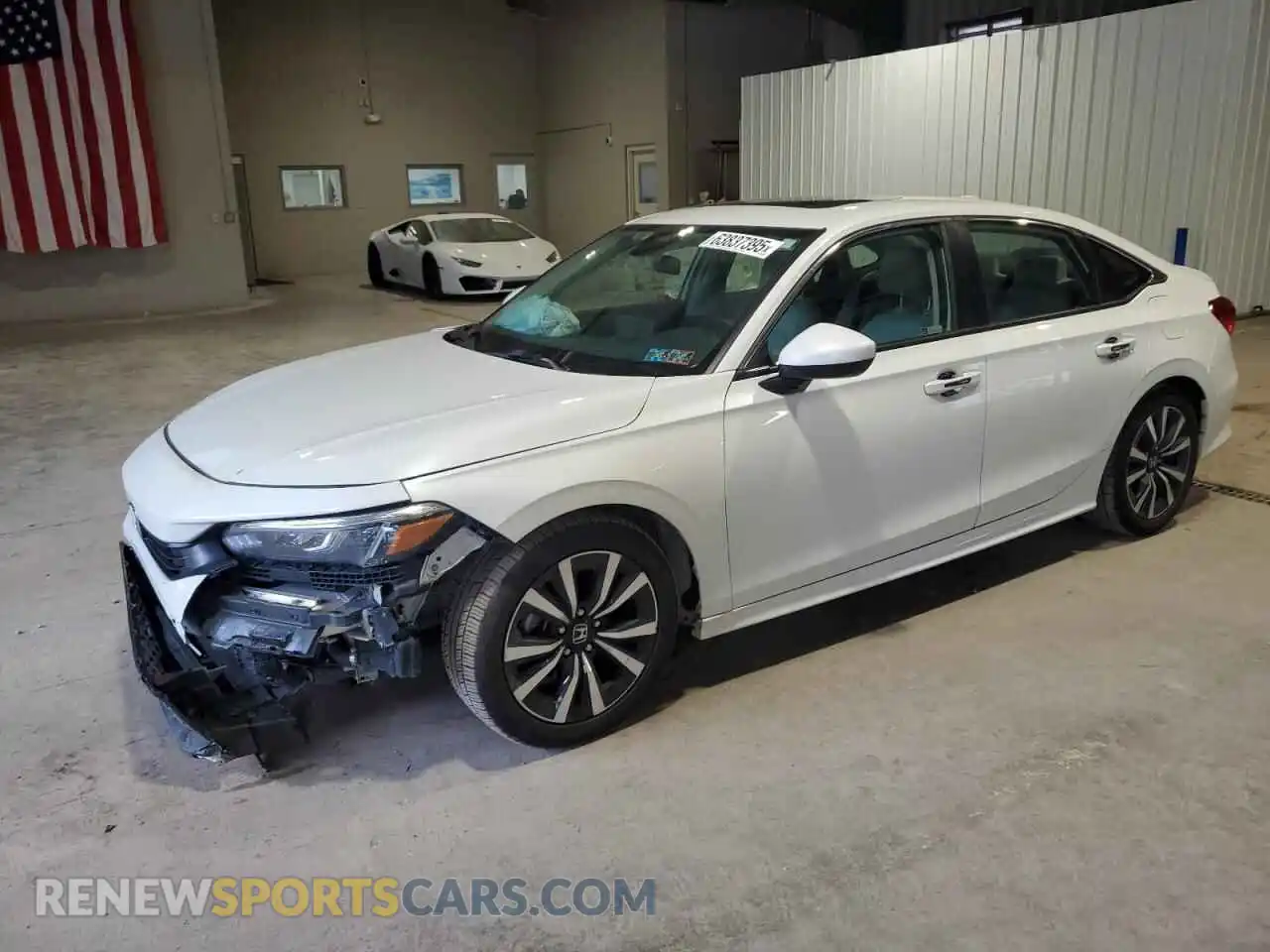 1 Photograph of a damaged car 2HGFE1F76PH320873 HONDA CIVIC 2023