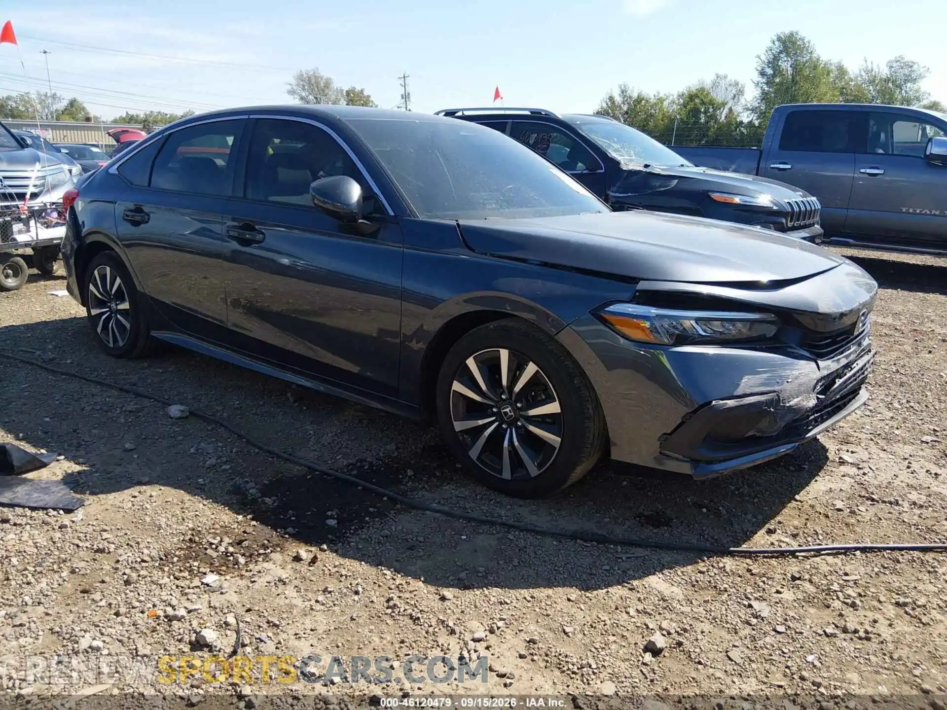 1 Photograph of a damaged car 2HGFE1F76PH324499 HONDA CIVIC 2023