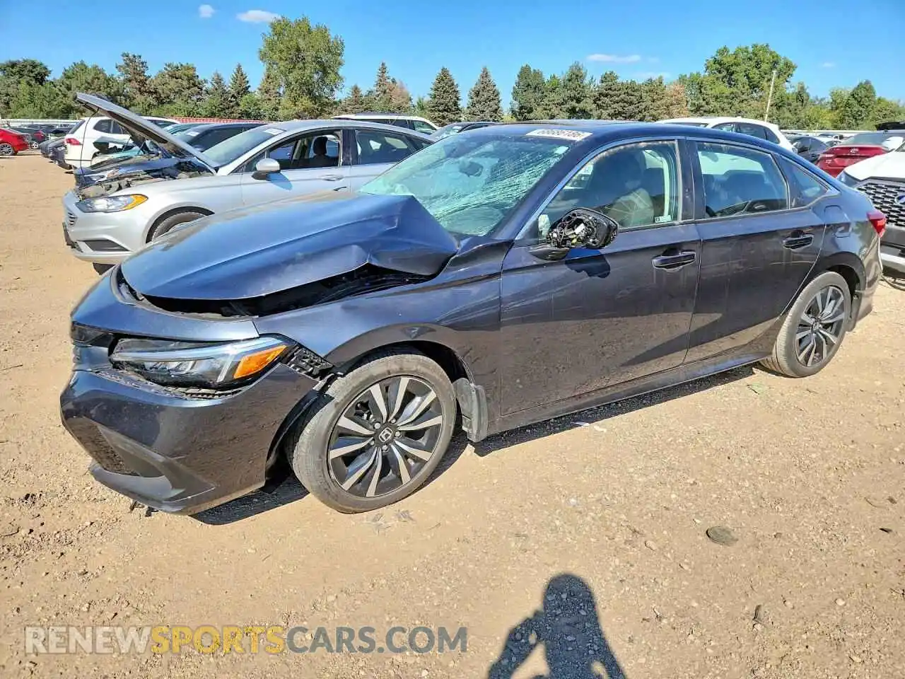 1 Photograph of a damaged car 2HGFE1F78PH302276 HONDA CIVIC 2023
