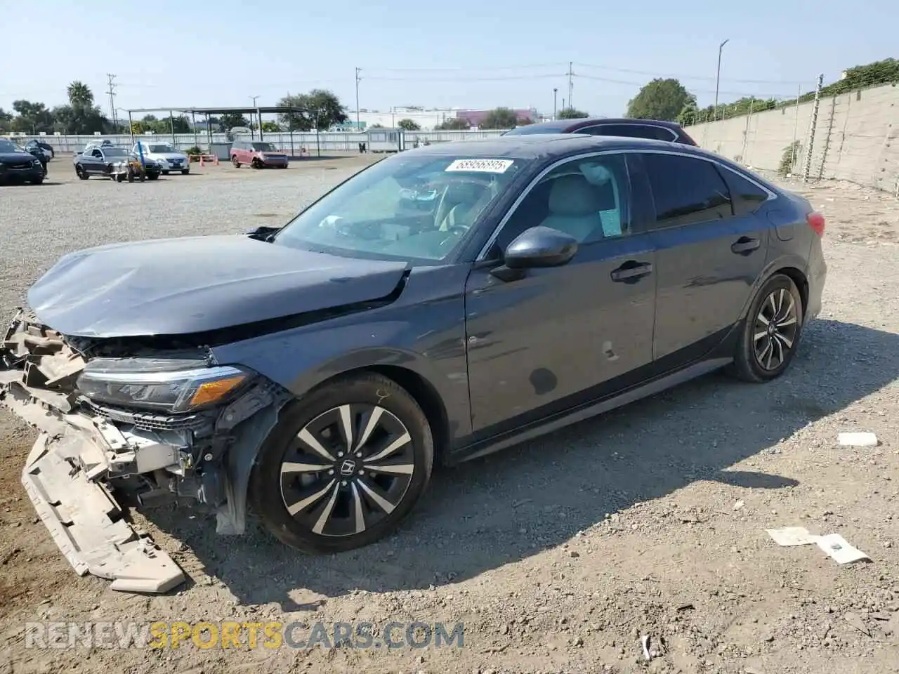 1 Photograph of a damaged car 2HGFE1F78PH306876 HONDA CIVIC 2023