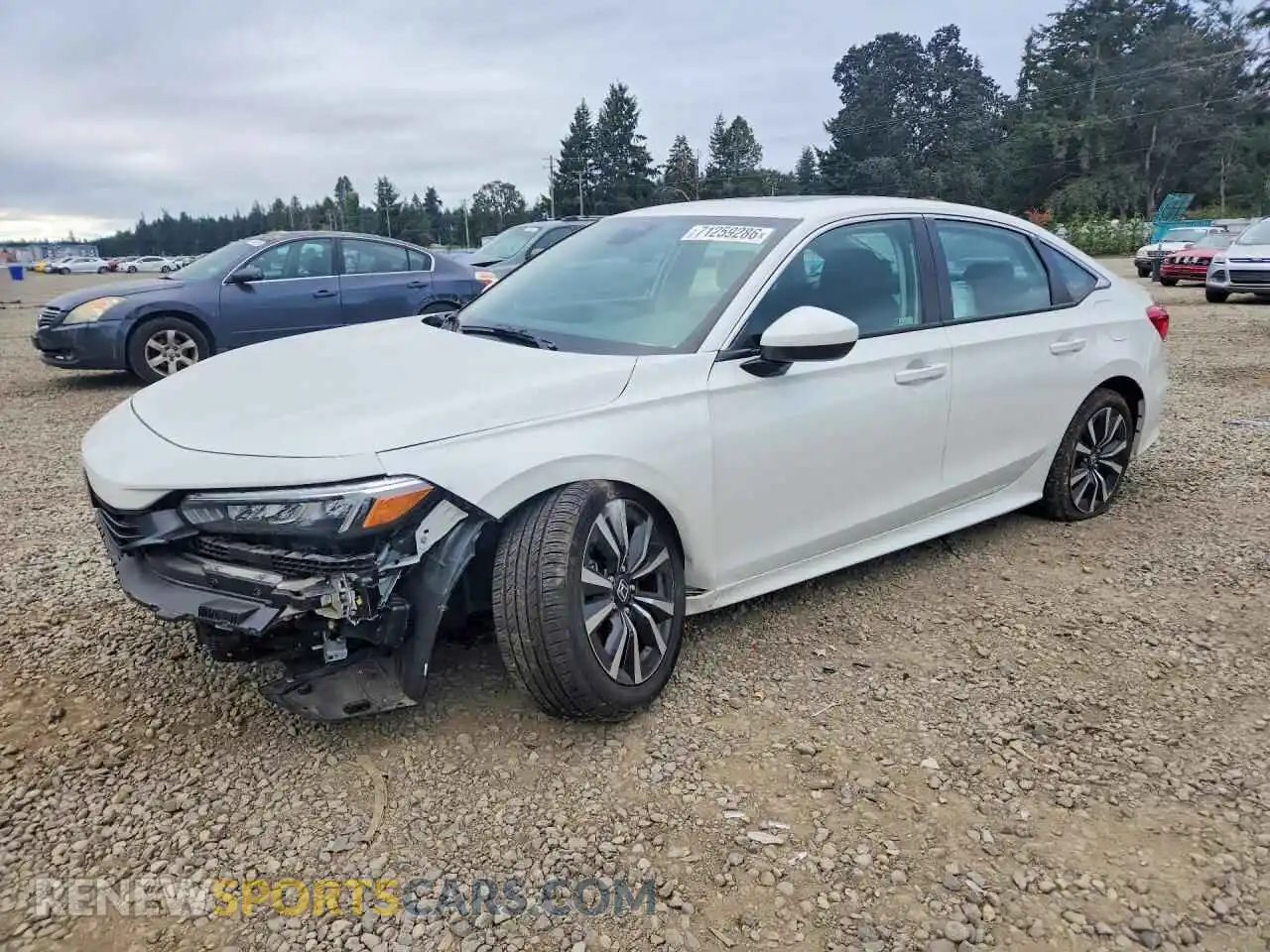 1 Photograph of a damaged car 2HGFE1F79PH319703 HONDA CIVIC 2023