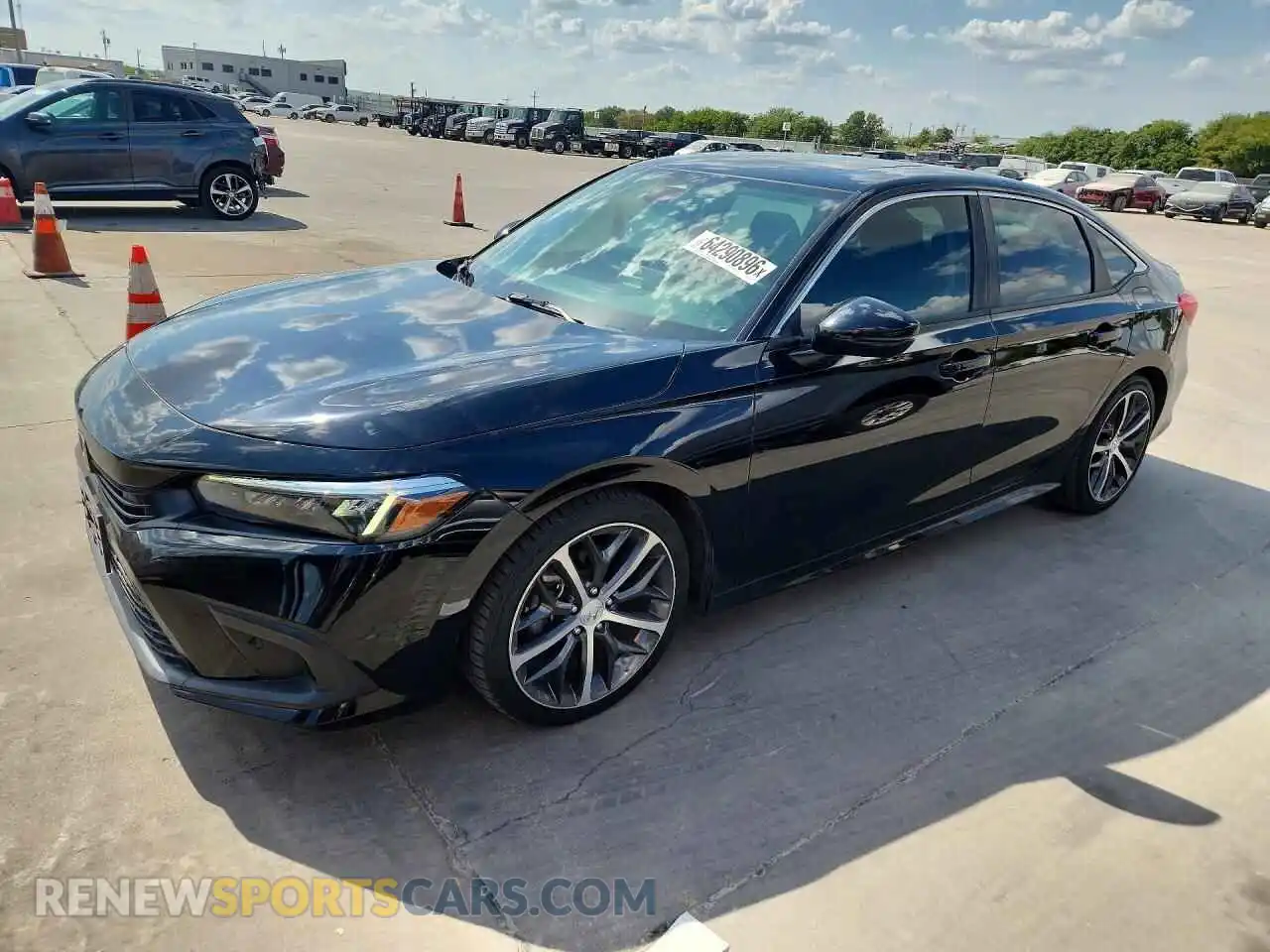 1 Photograph of a damaged car 2HGFE1F91PH317736 HONDA CIVIC 2023