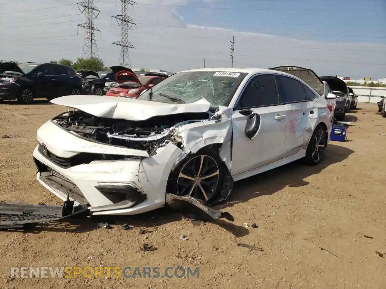 1 Photograph of a damaged car 2HGFE1F95PH308229 HONDA CIVIC 2023