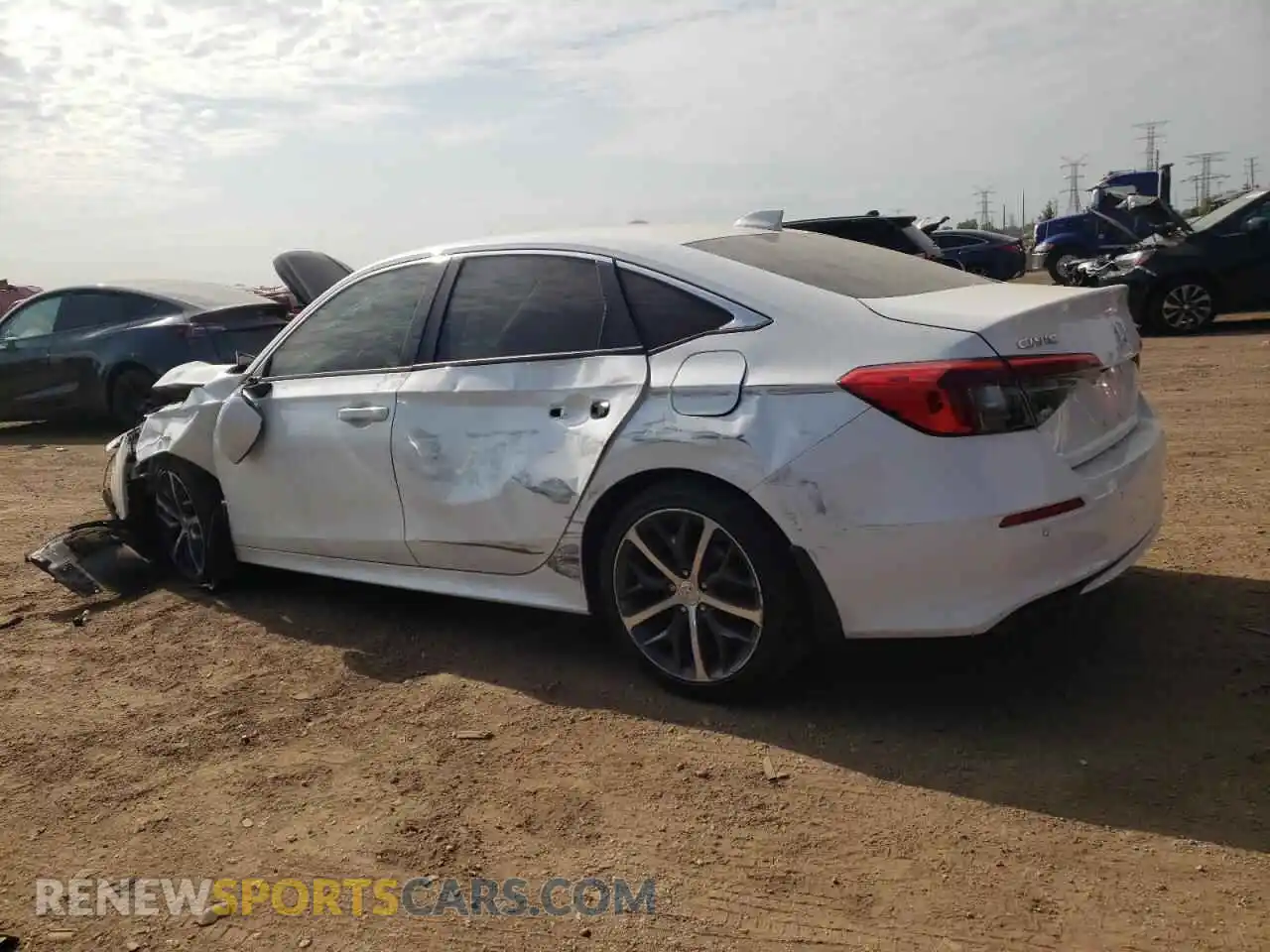 2 Photograph of a damaged car 2HGFE1F95PH308229 HONDA CIVIC 2023