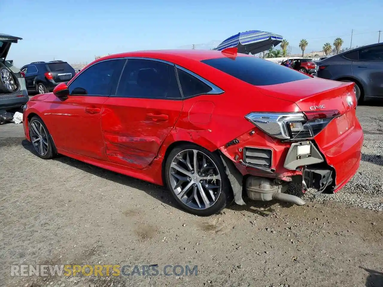 2 Photograph of a damaged car 2HGFE1F96PH300866 HONDA CIVIC 2023