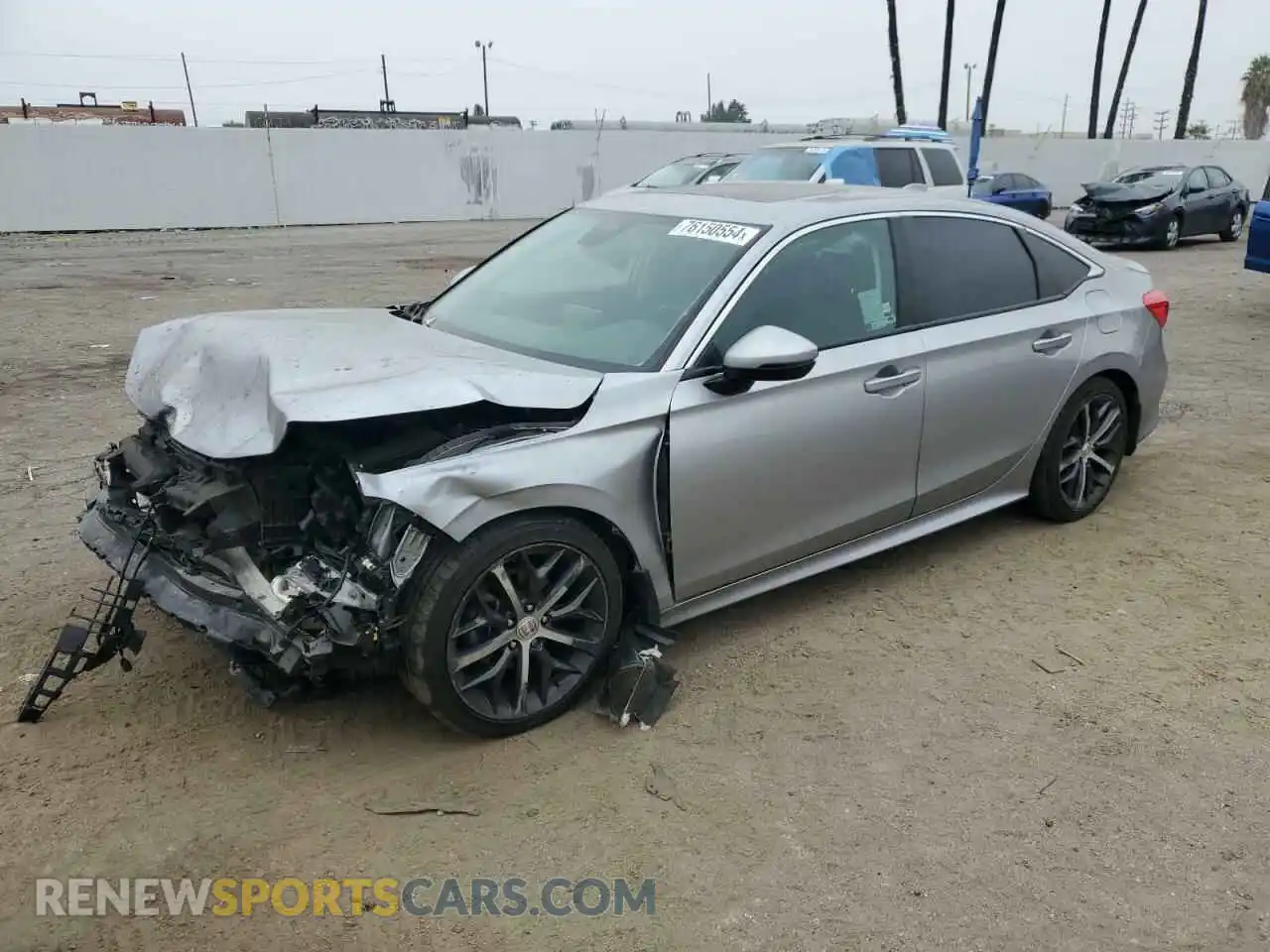 1 Photograph of a damaged car 2HGFE1F97PH306241 HONDA CIVIC 2023