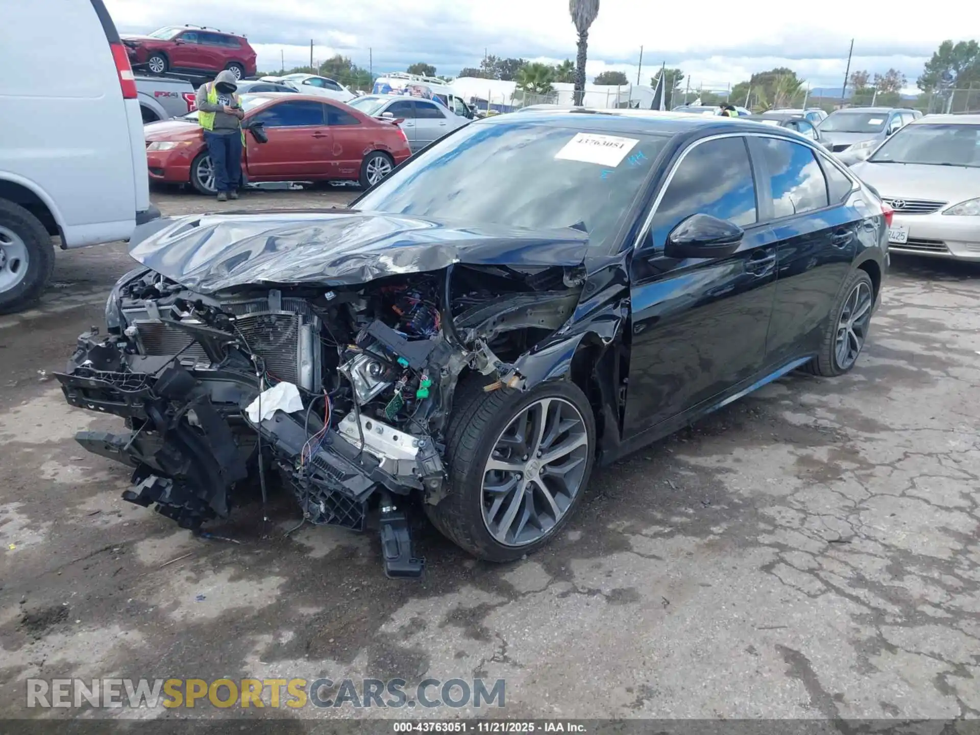 2 Photograph of a damaged car 2HGFE1F97PH320141 HONDA CIVIC 2023