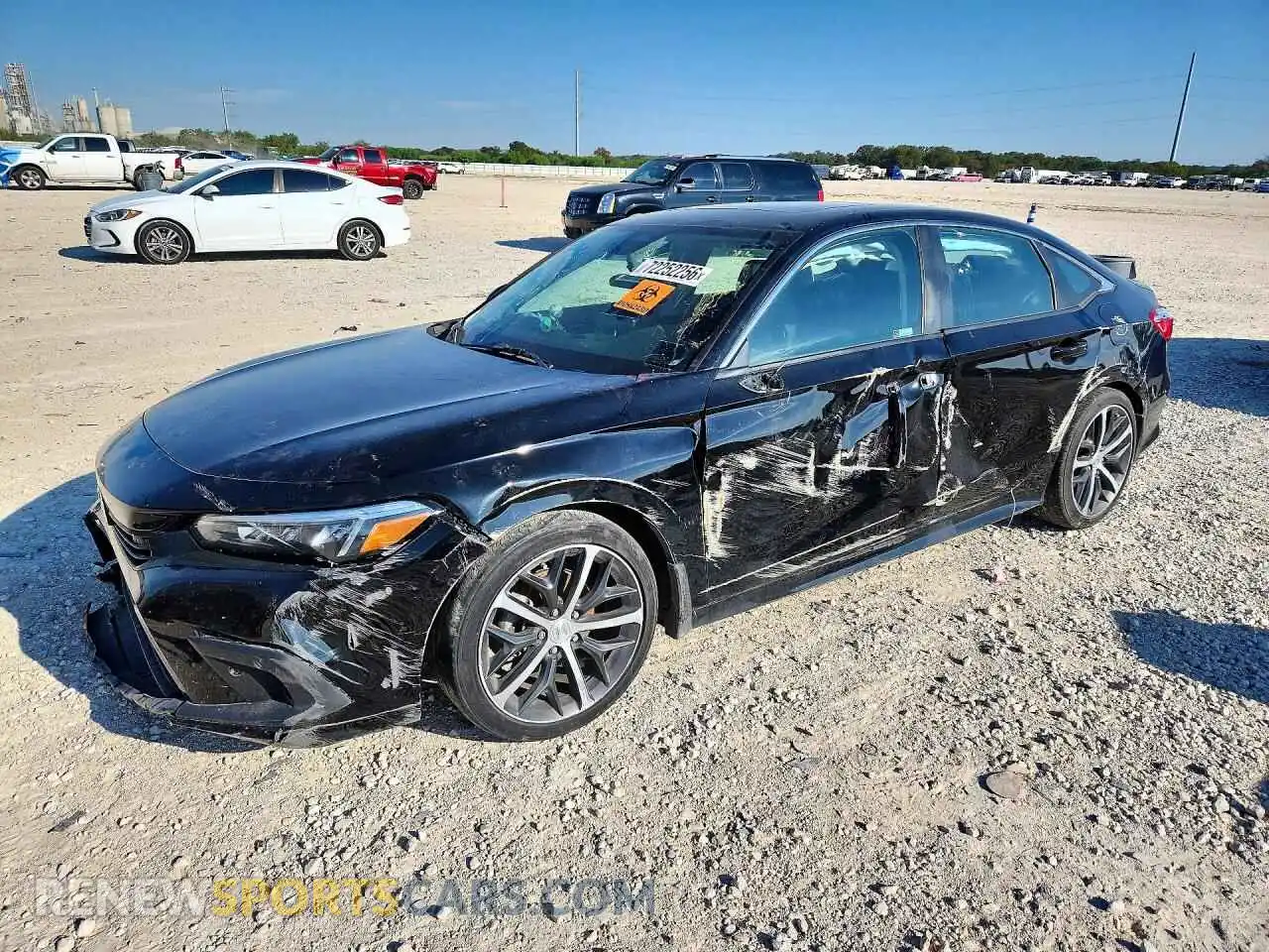 1 Photograph of a damaged car 2HGFE1F99PH305706 HONDA CIVIC 2023