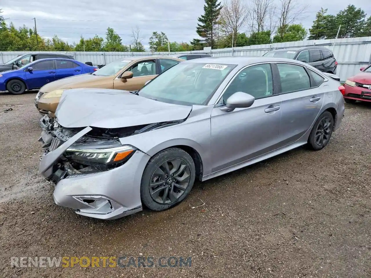 1 Photograph of a damaged car 2HGFE2F20PH535353 HONDA CIVIC 2023