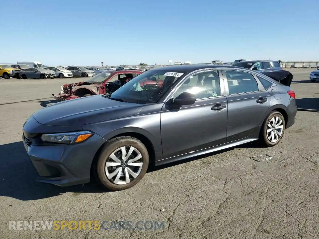 1 Photograph of a damaged car 2HGFE2F20PH569874 HONDA CIVIC 2023
