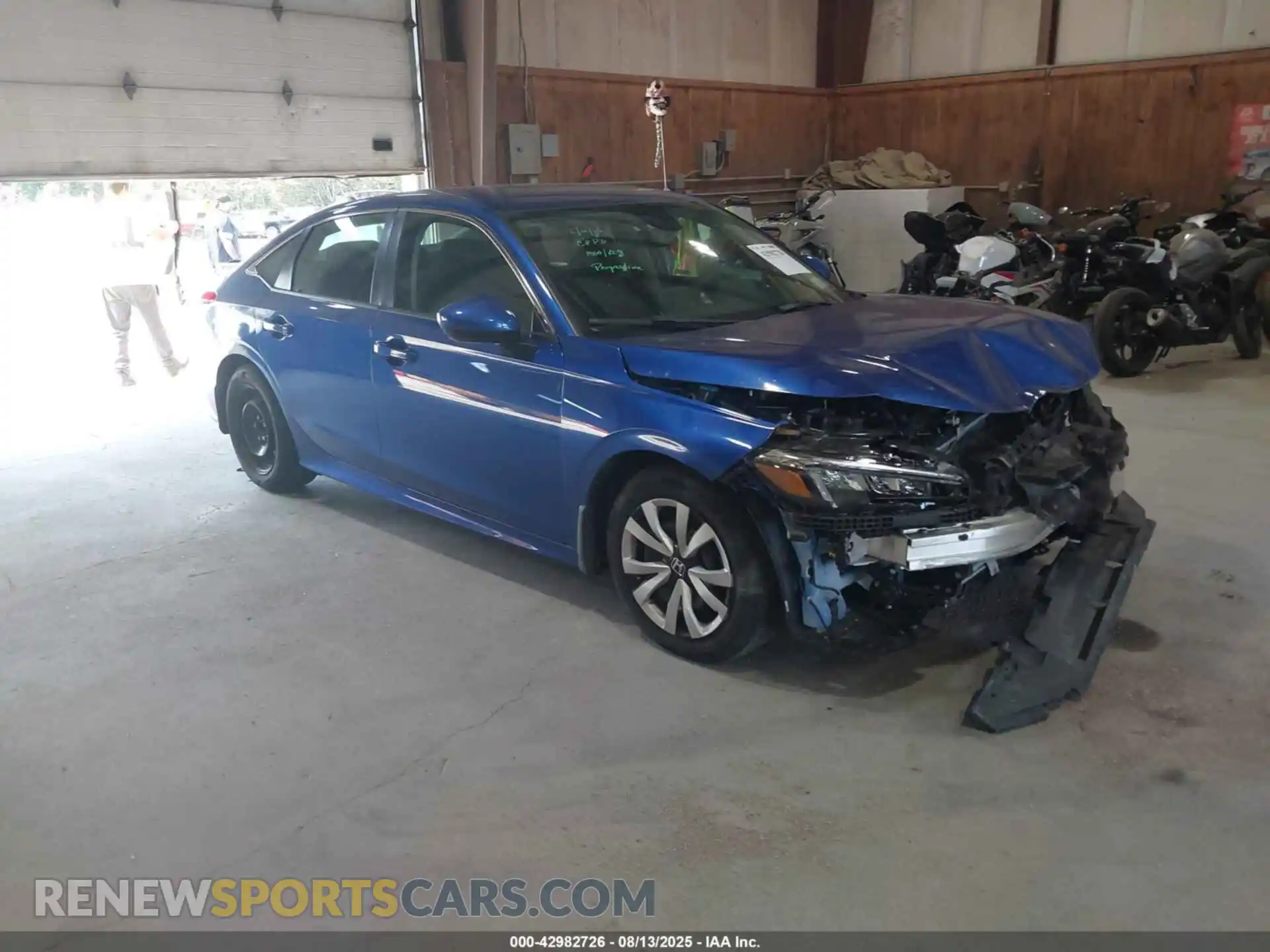 1 Photograph of a damaged car 2HGFE2F21PH542425 HONDA CIVIC 2023