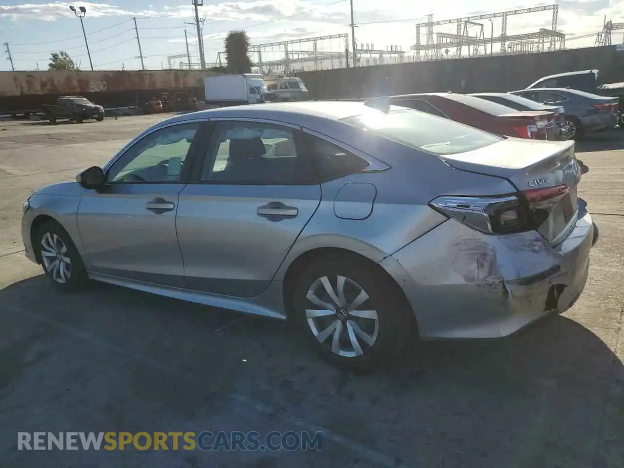 2 fotografías del automóvil dañado 2HGFE2F22PH568094 HONDA CIVIC 2023