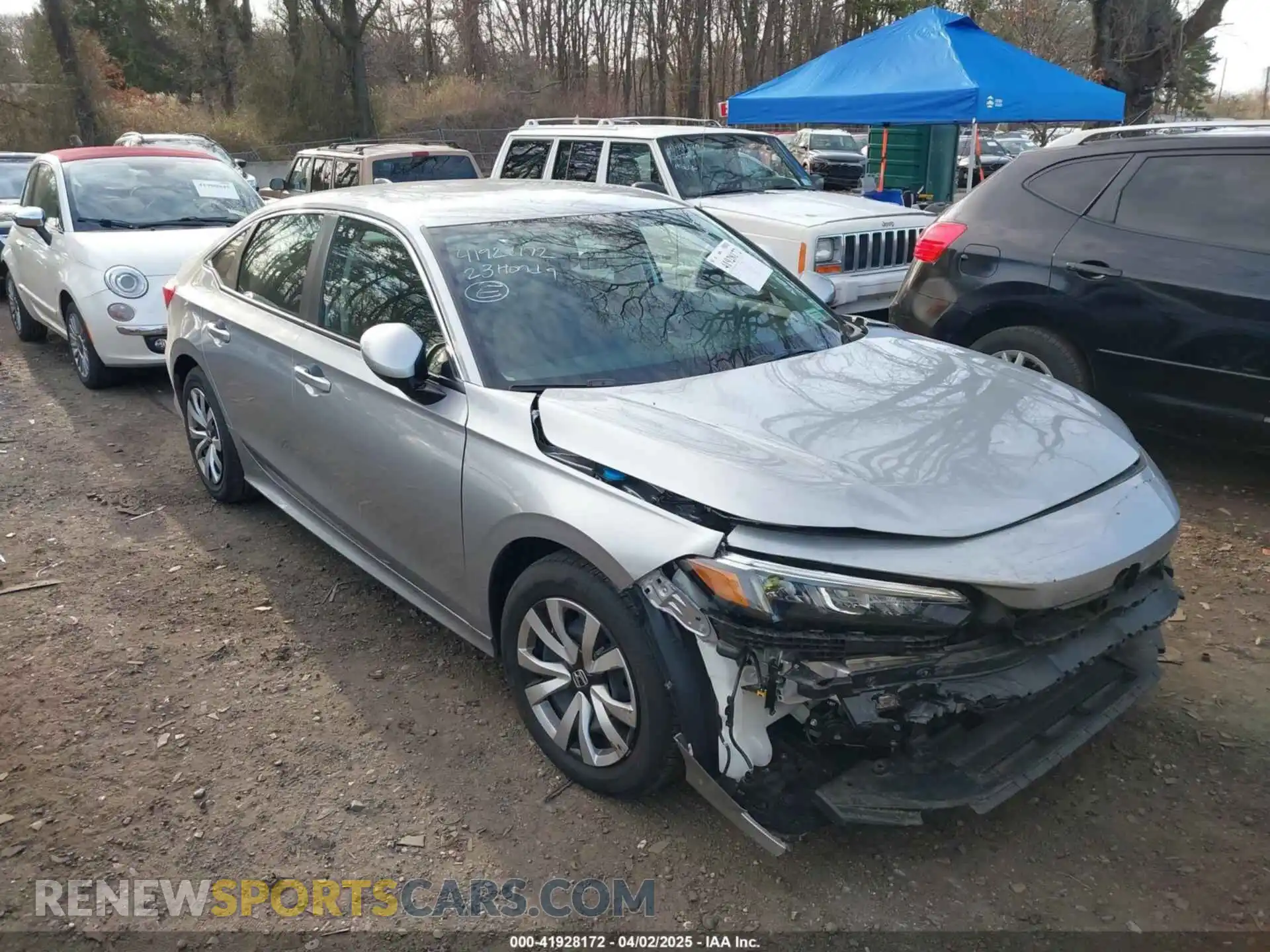 1 Photograph of a damaged car 2HGFE2F22PH569309 HONDA CIVIC 2023