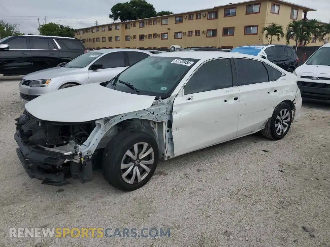 1 Photograph of a damaged car 2HGFE2F23PH533144 HONDA CIVIC 2023
