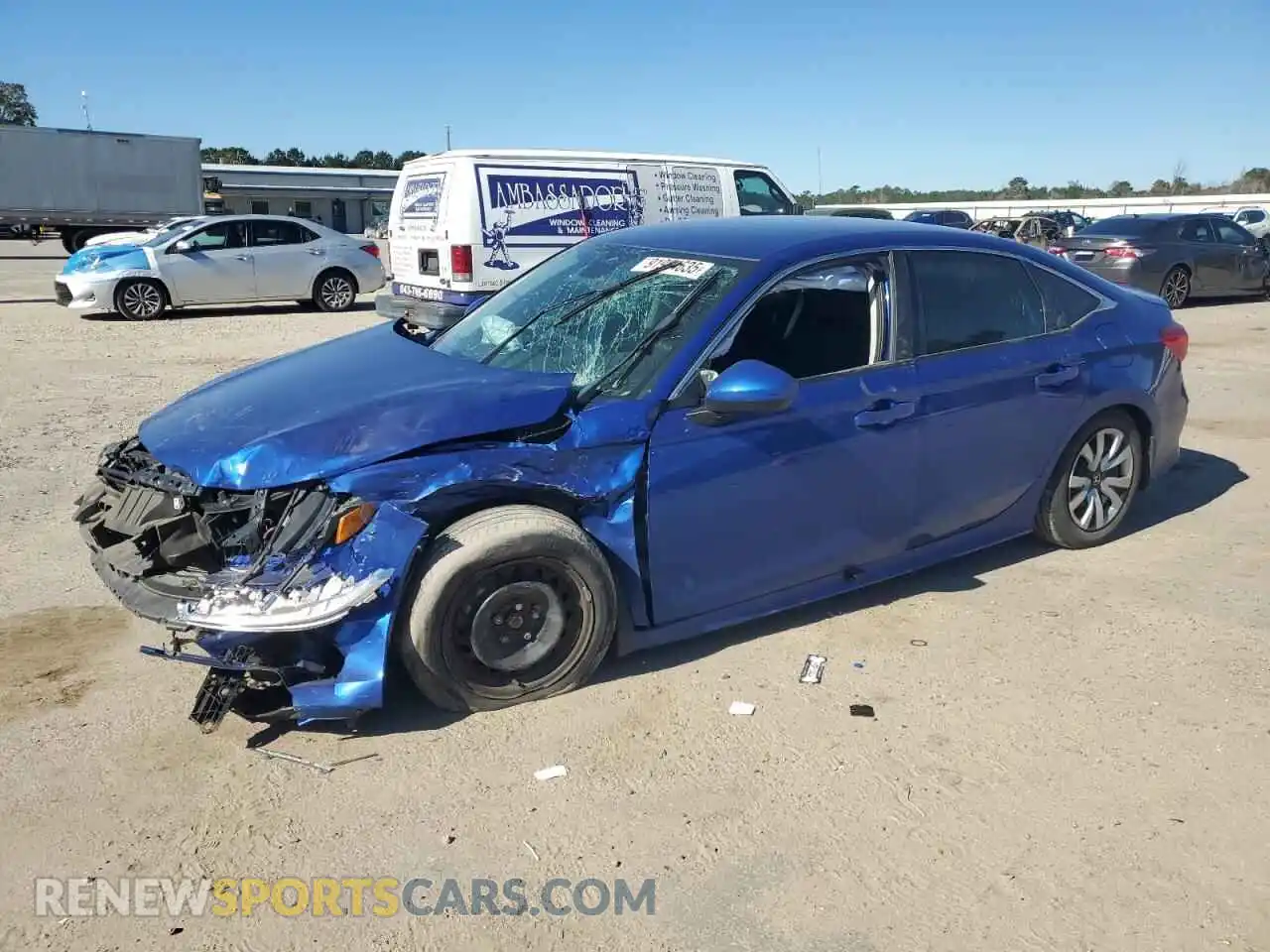 1 Photograph of a damaged car 2HGFE2F24PH539275 HONDA CIVIC 2023