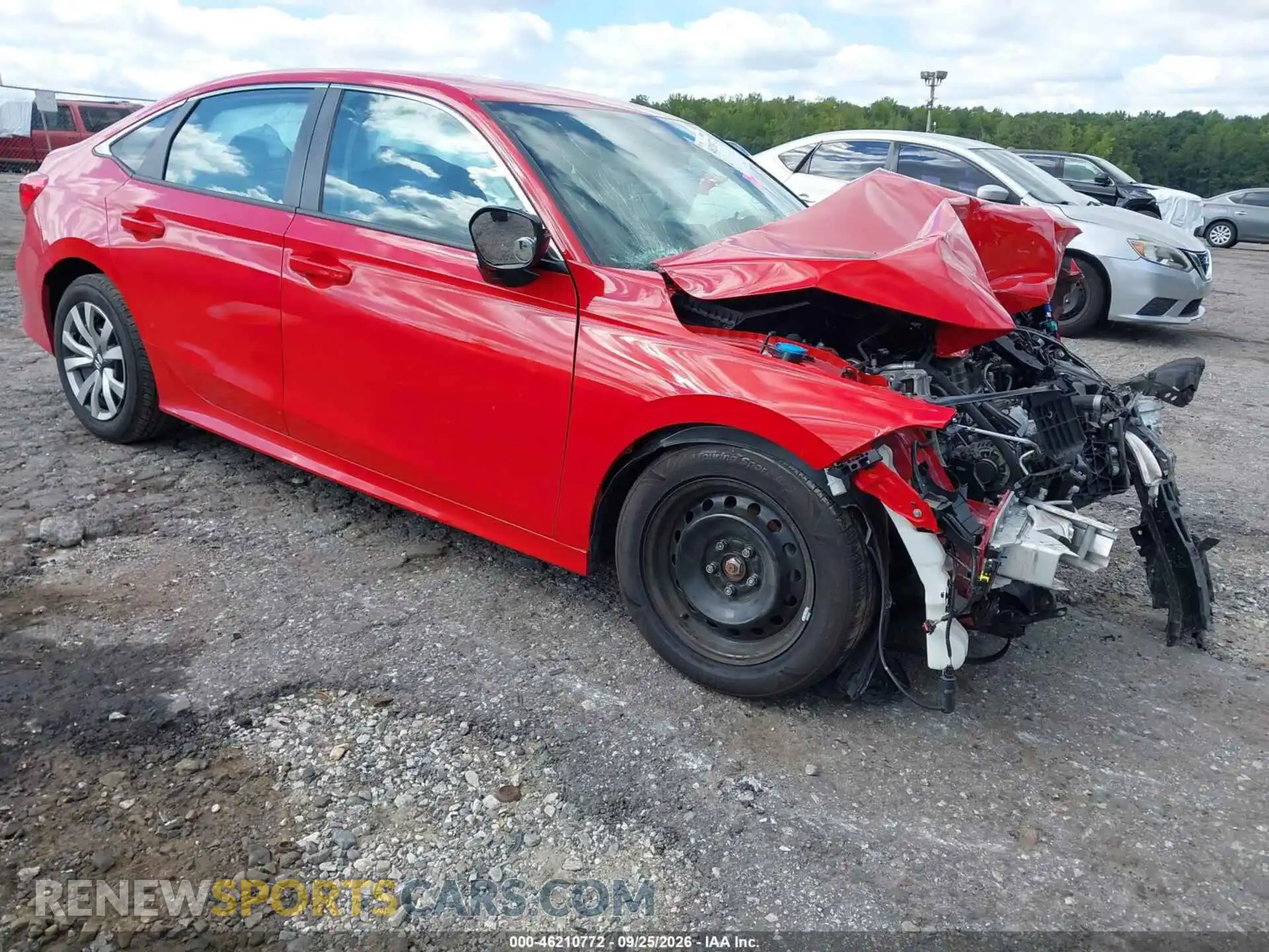 1 Photograph of a damaged car 2HGFE2F25PH552746 HONDA CIVIC 2023