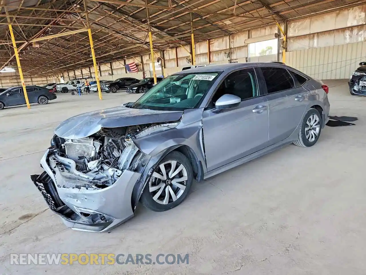 1 Photograph of a damaged car 2HGFE2F25PH553105 HONDA CIVIC 2023