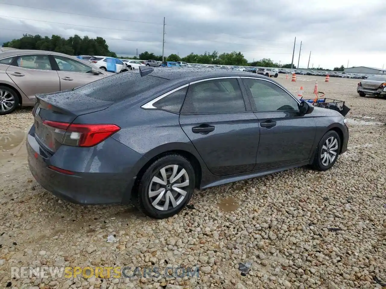 3 fotografías del automóvil dañado 2HGFE2F25PH562631 HONDA CIVIC 2023