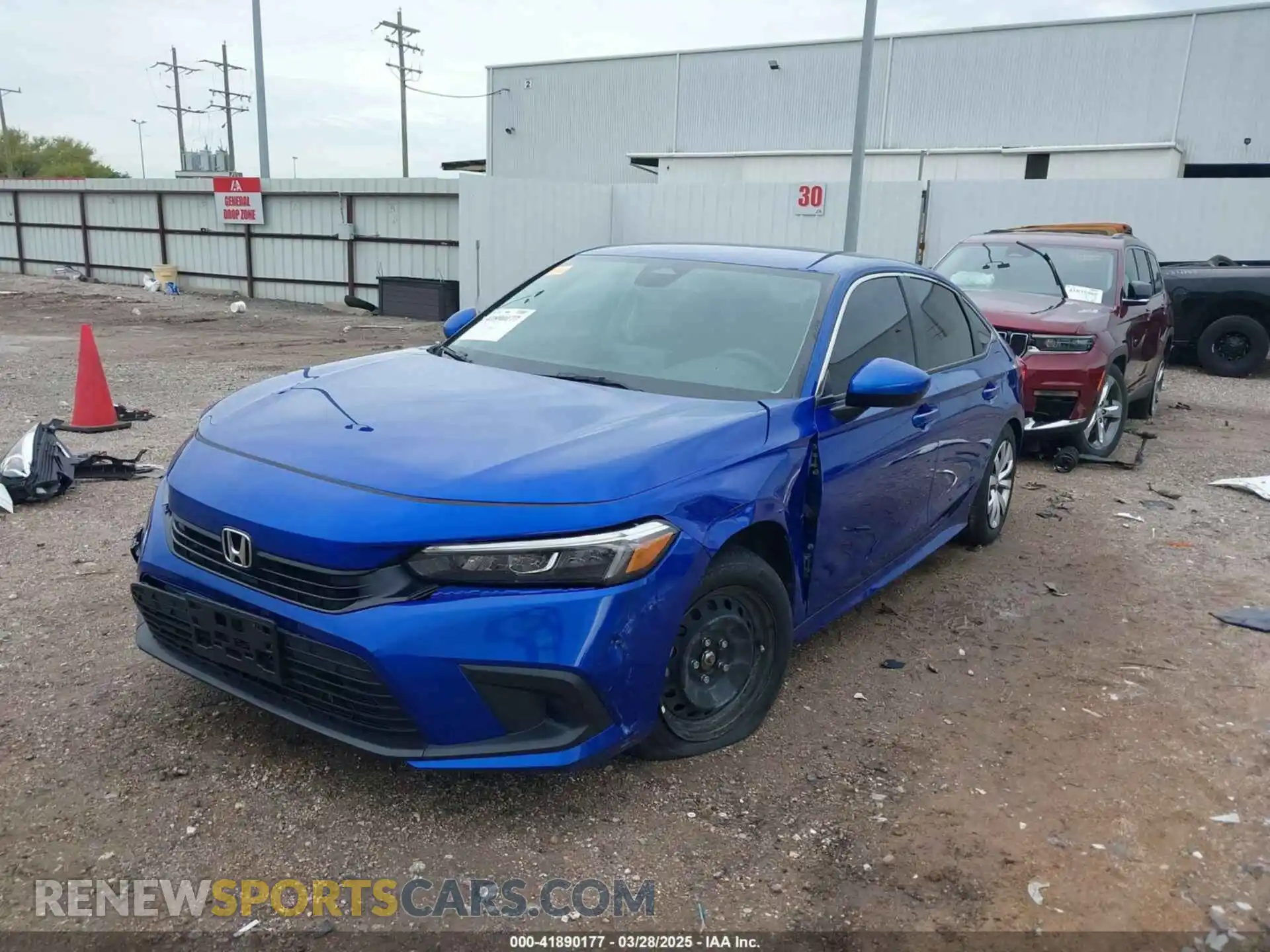 2 Photograph of a damaged car 2HGFE2F25PH565352 HONDA CIVIC 2023