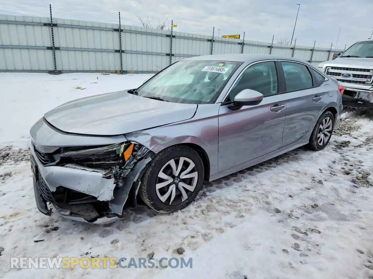1 Photograph of a damaged car 2HGFE2F26PH542386 HONDA CIVIC 2023