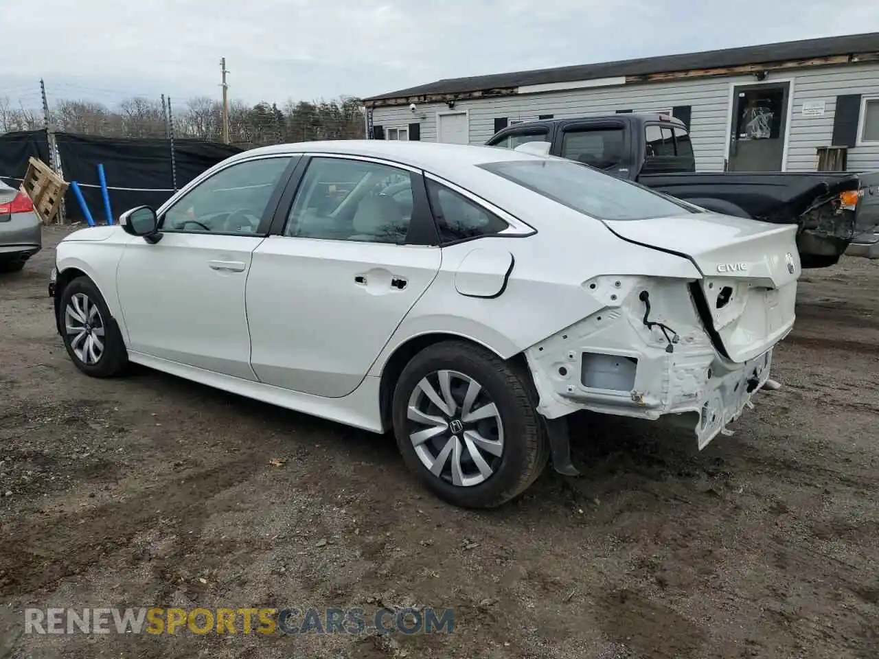 2 fotografías del automóvil dañado 2HGFE2F27PH541831 HONDA CIVIC 2023