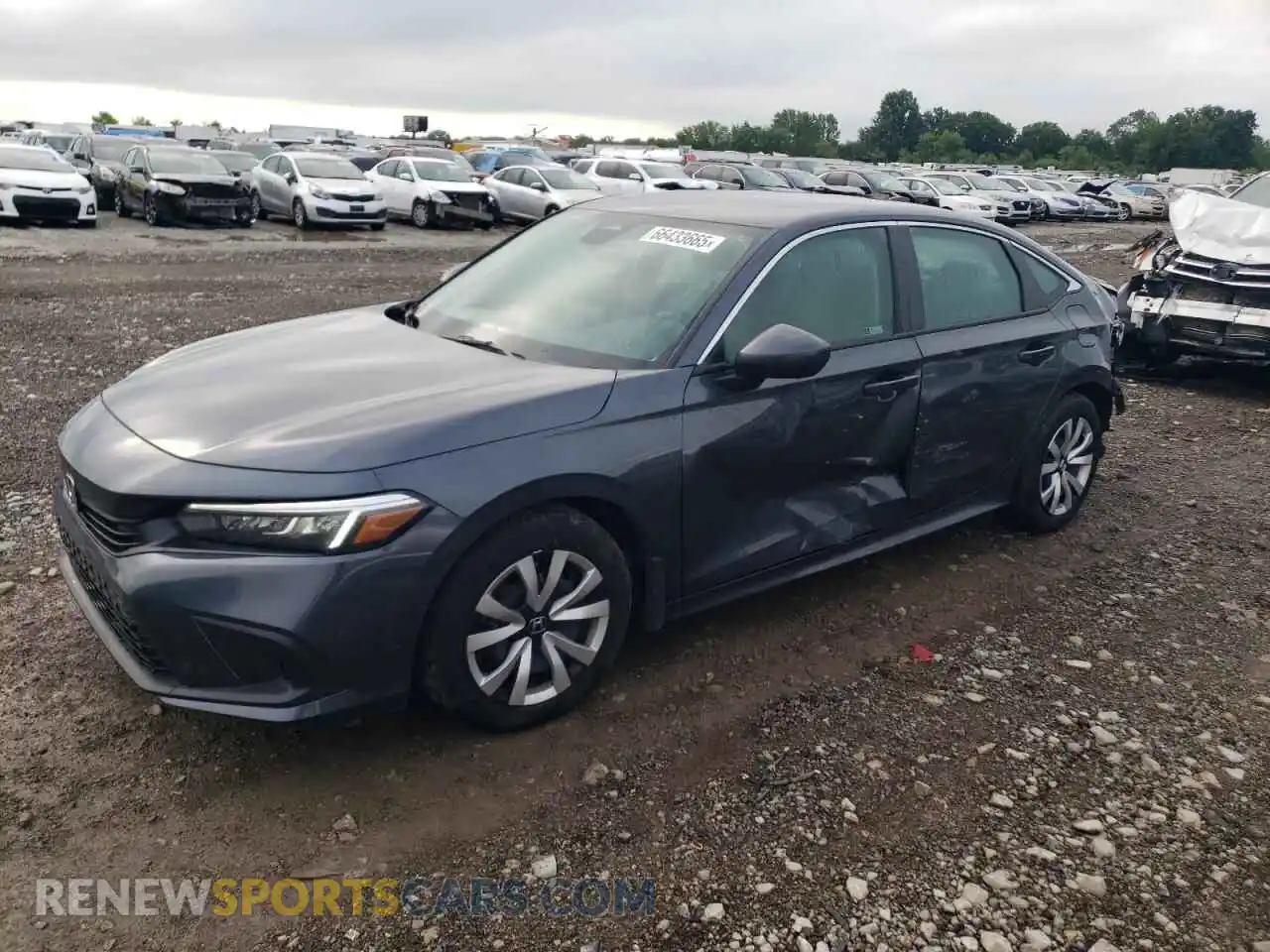 1 Photograph of a damaged car 2HGFE2F27PH561173 HONDA CIVIC 2023
