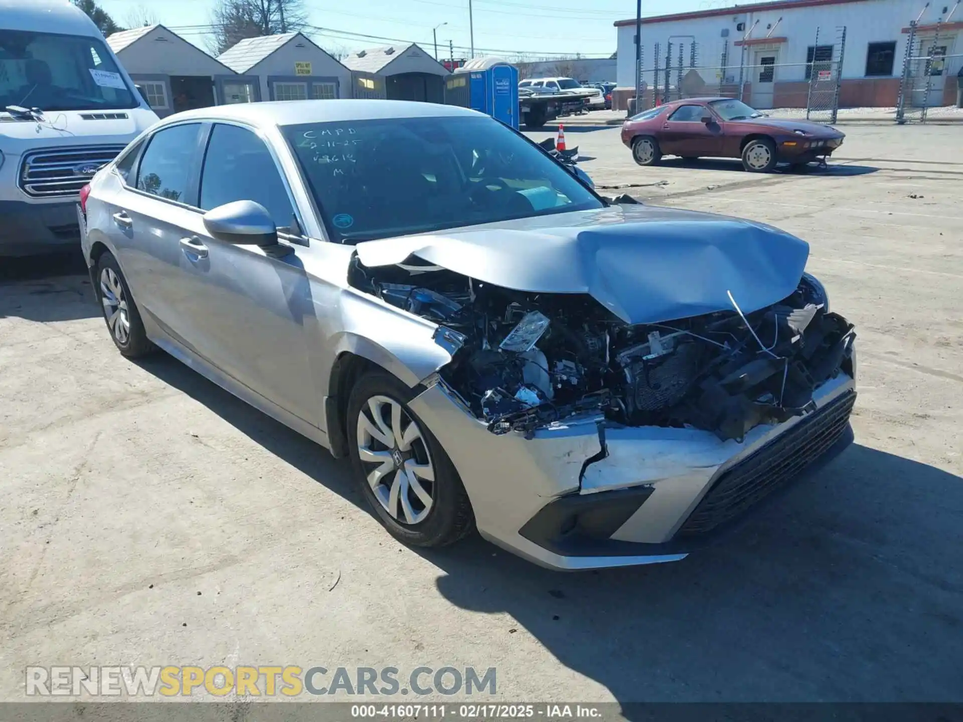 1 Photograph of a damaged car 2HGFE2F27PH569614 HONDA CIVIC 2023