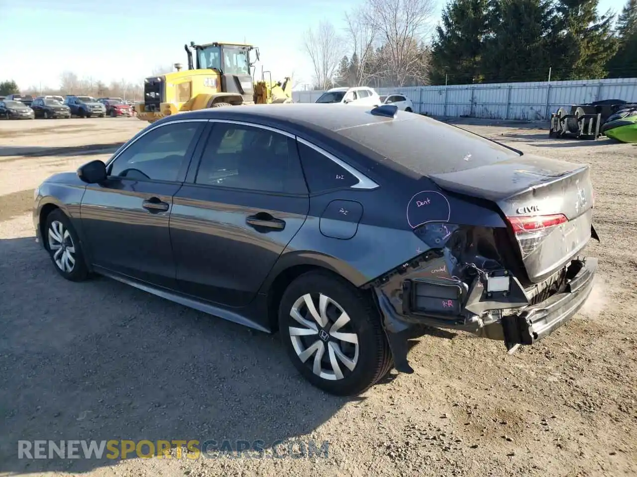 2 Photograph of a damaged car 2HGFE2F28PH112407 HONDA CIVIC 2023